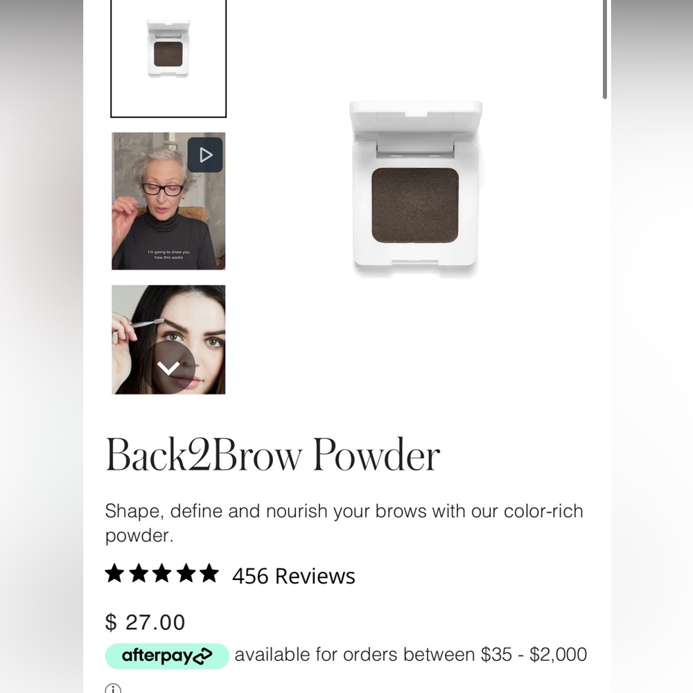Brow powder